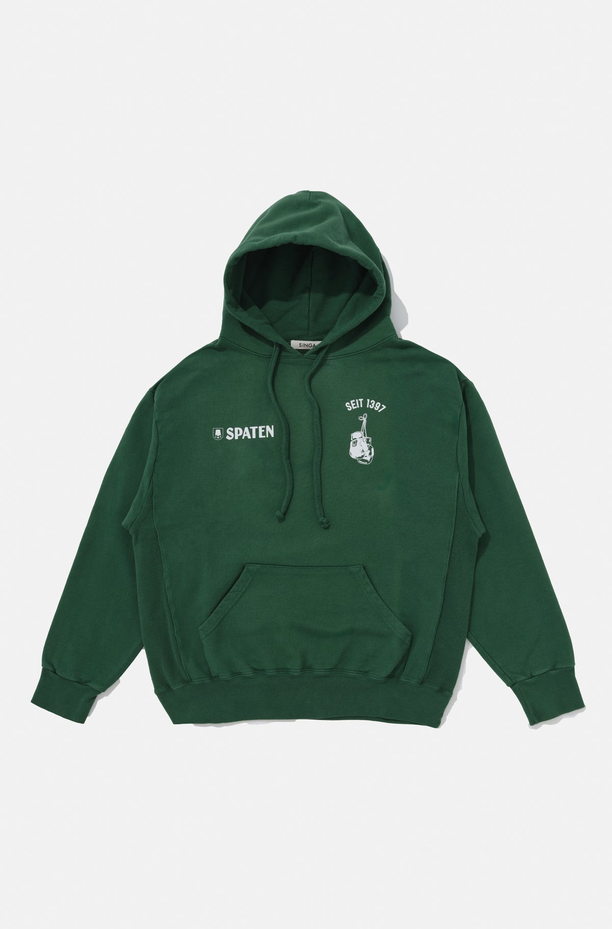 Hoodie Boxeador Singa Spaten Verde