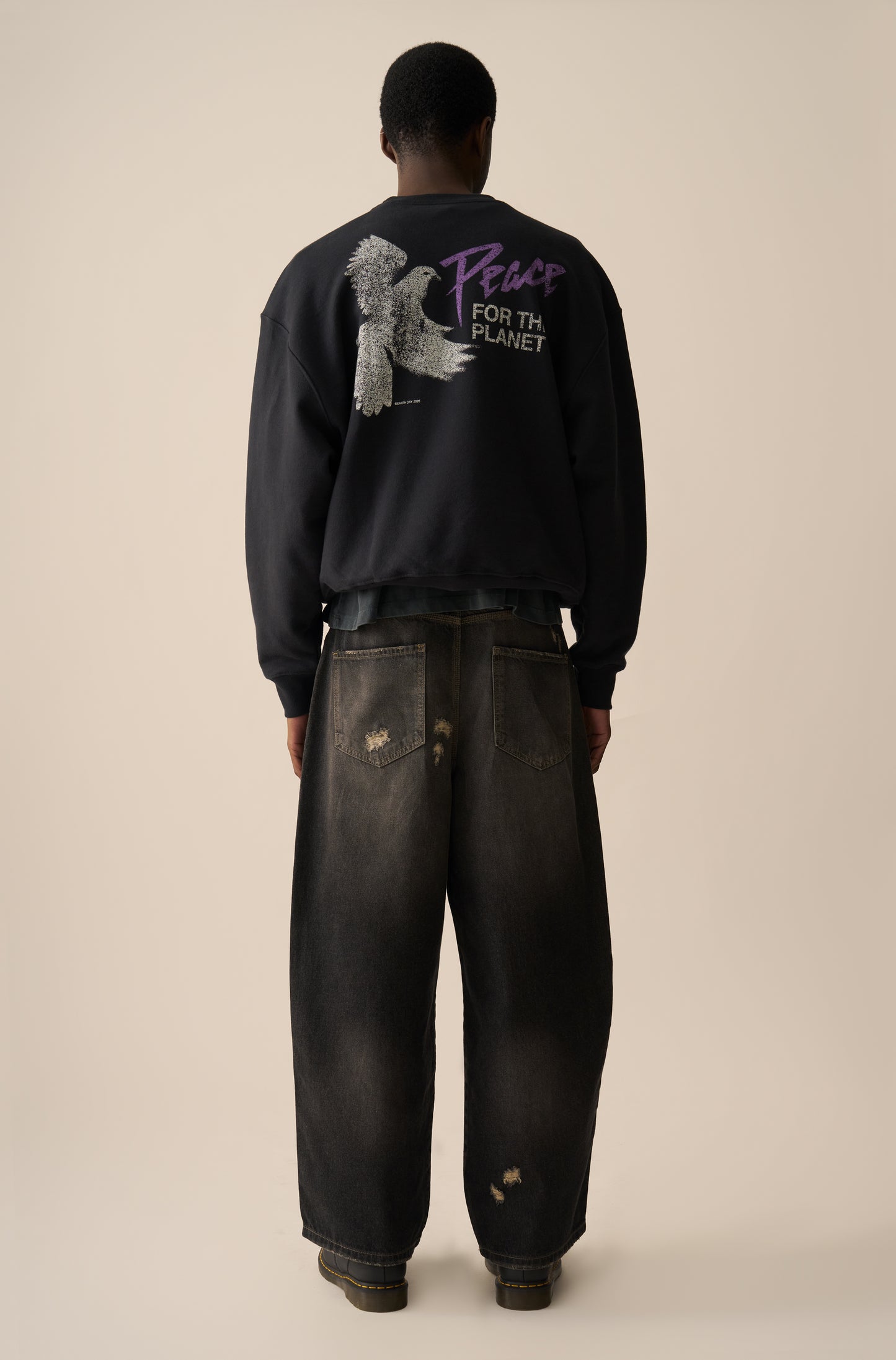 Calça Baggy SINGA x ALLGLORY Preta