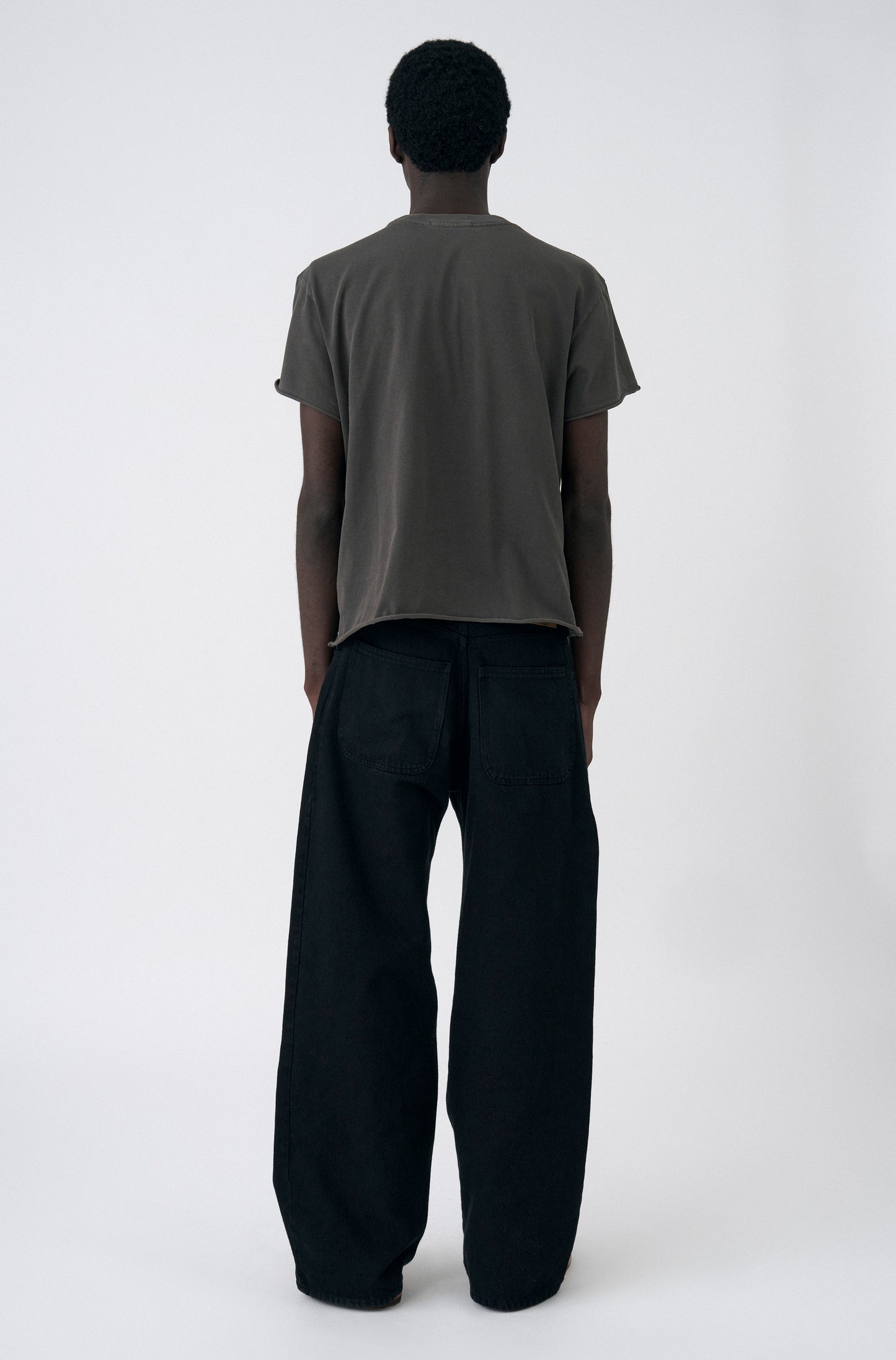 Camiseta Boxy Regular Chakra-Washed™ Beluga Corte a Fio