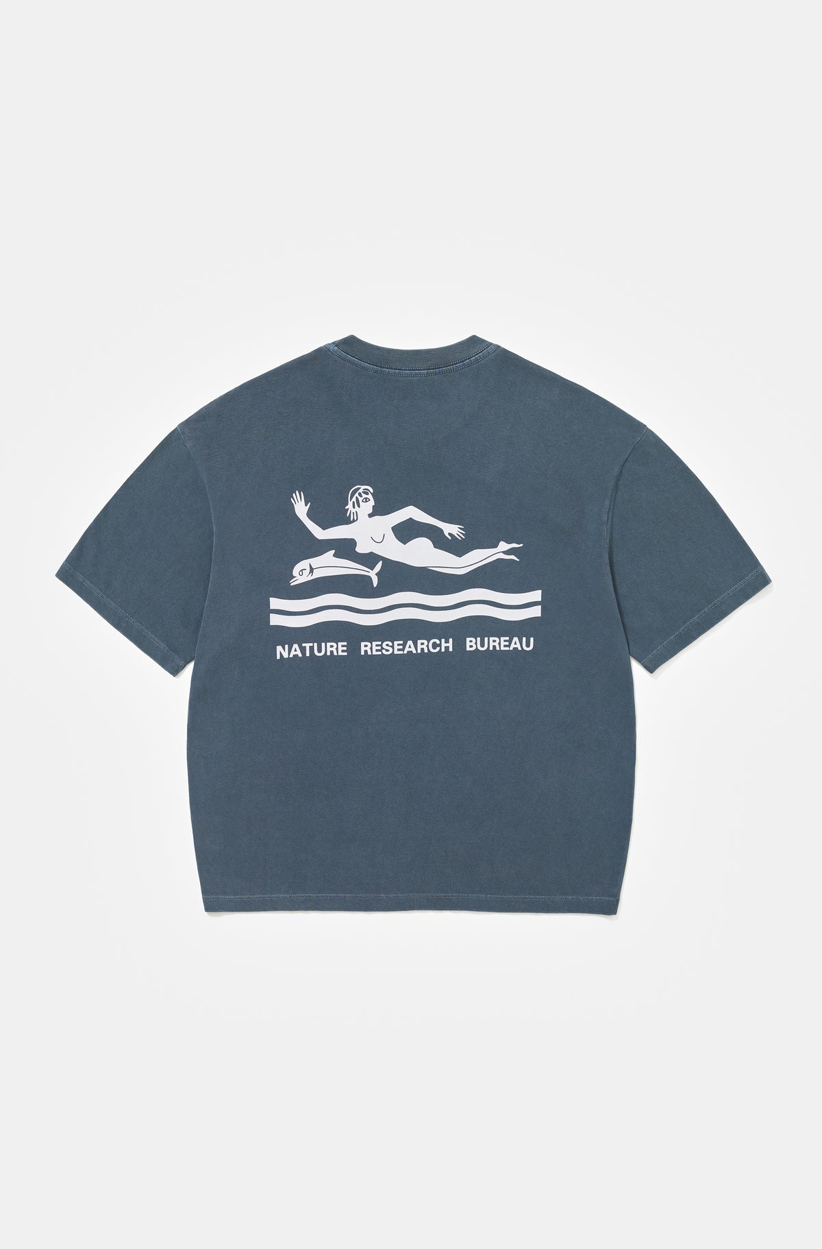 Camiseta Boxy Regular Cousteau Indigo
