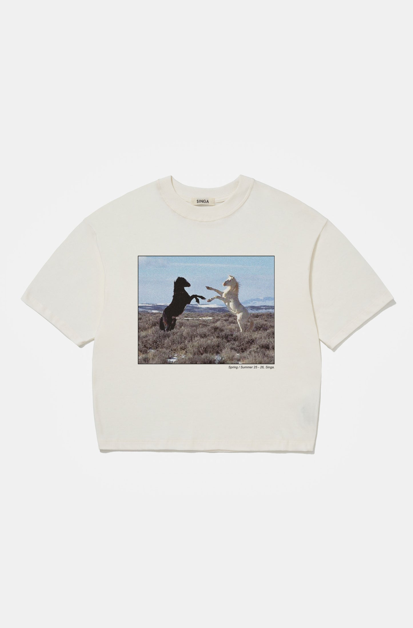Camiseta Boxy Regular Wild Horses