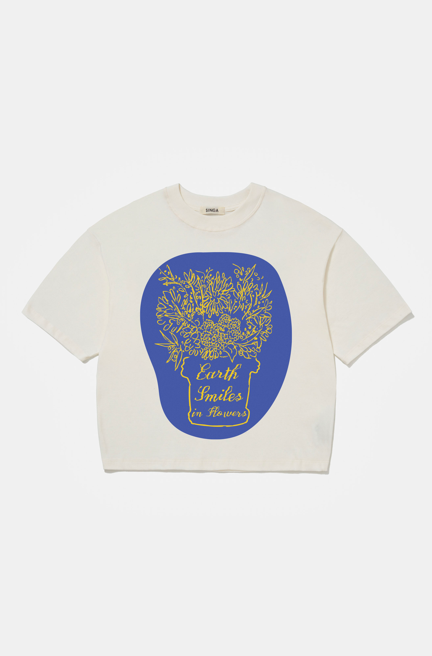 Camiseta Boxy Over Earth Smiles