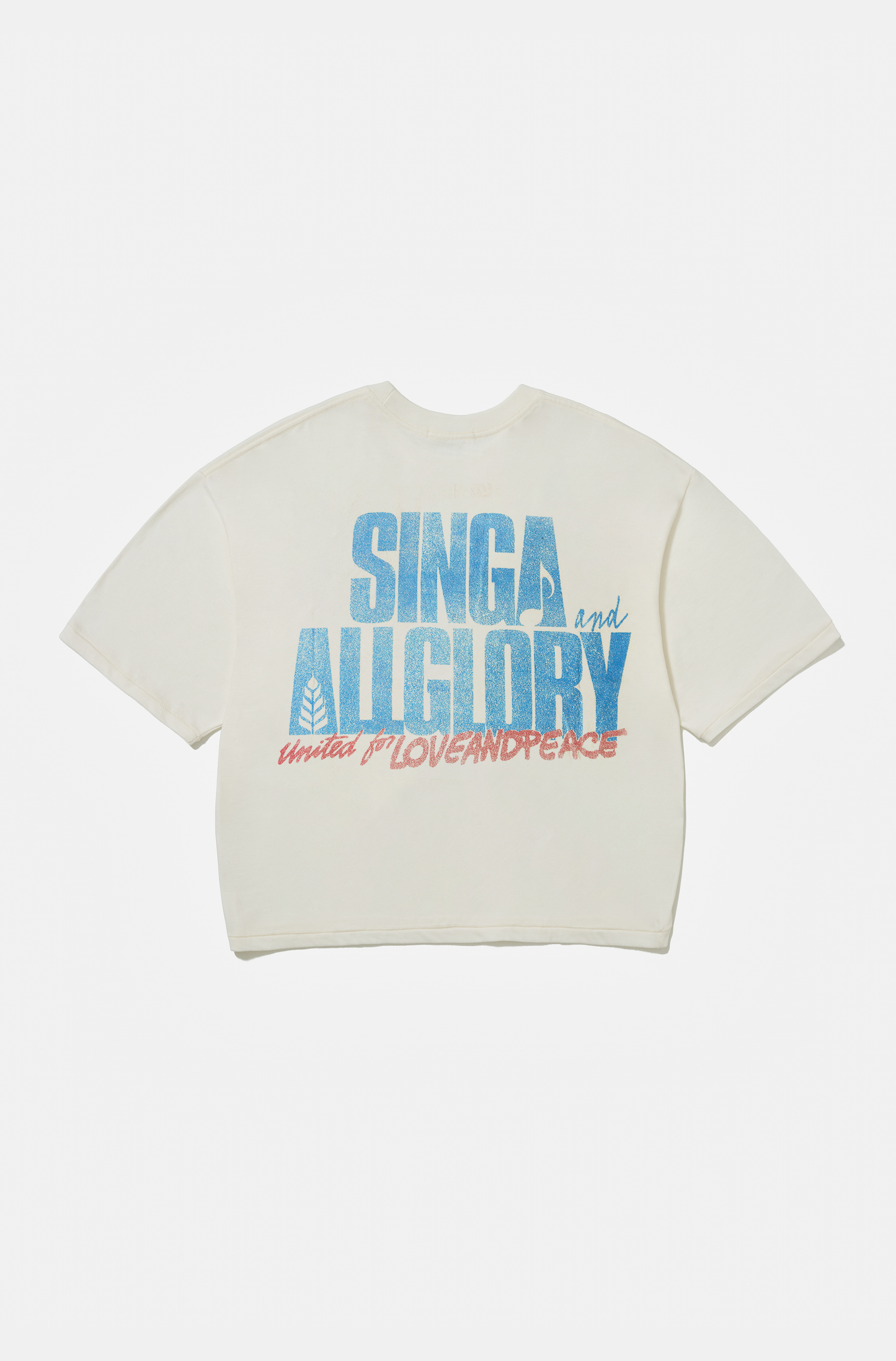 Boxy Over SINGA x ALLGLORY United For Love And Peace Off-White