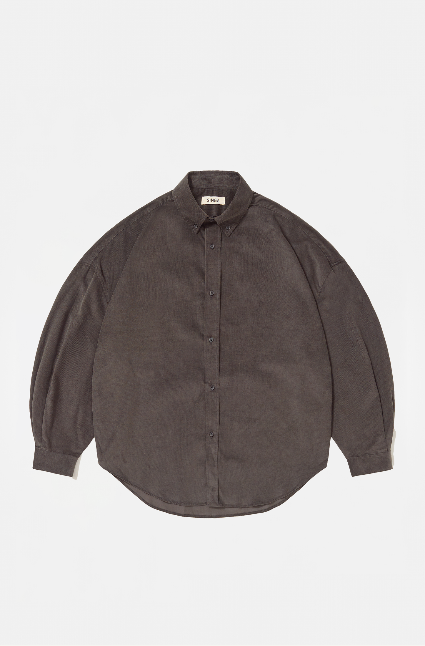 Camisa Oversized Veludo Beluga