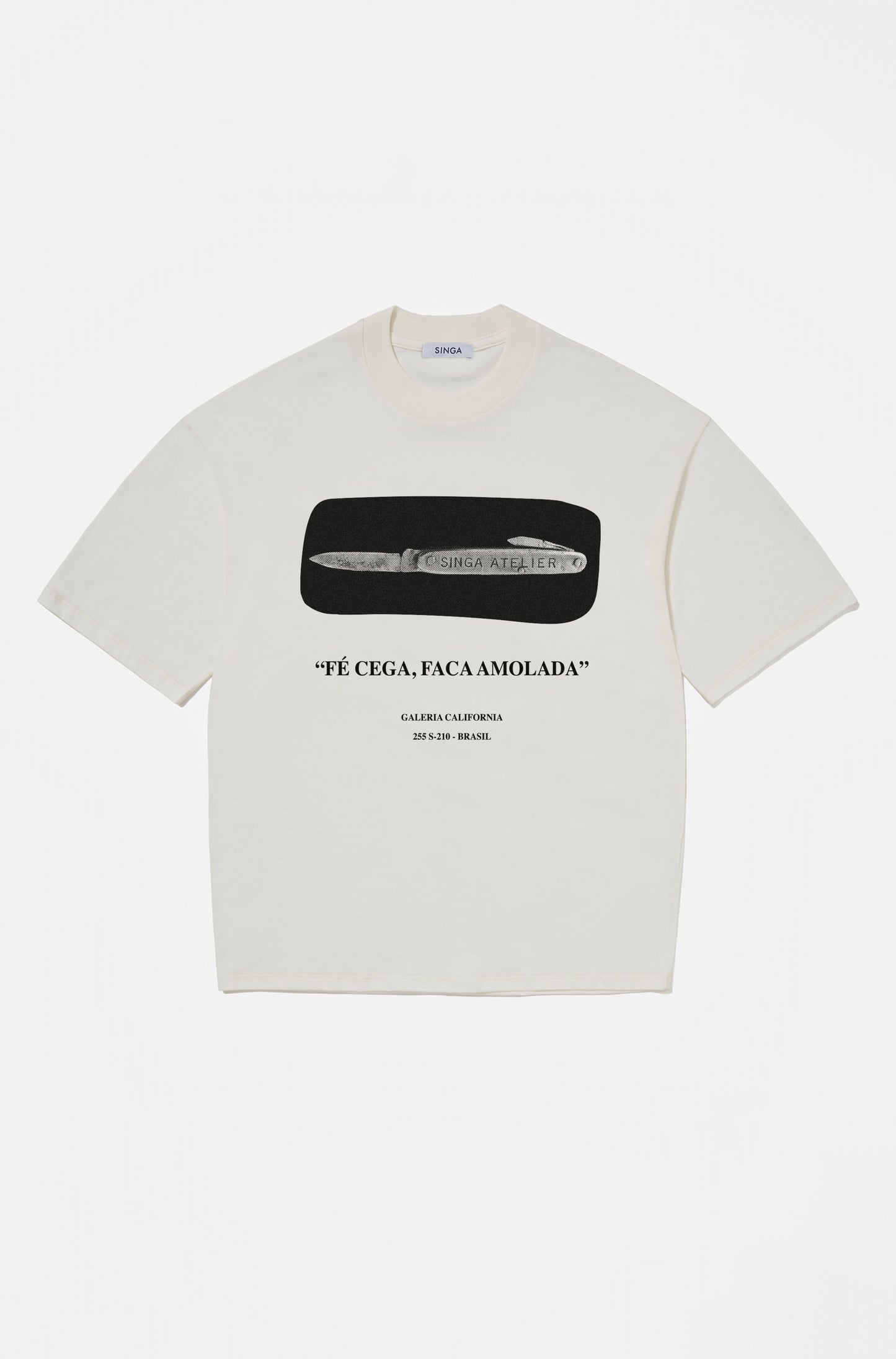 Camiseta Clássica Faca Amolada Crua