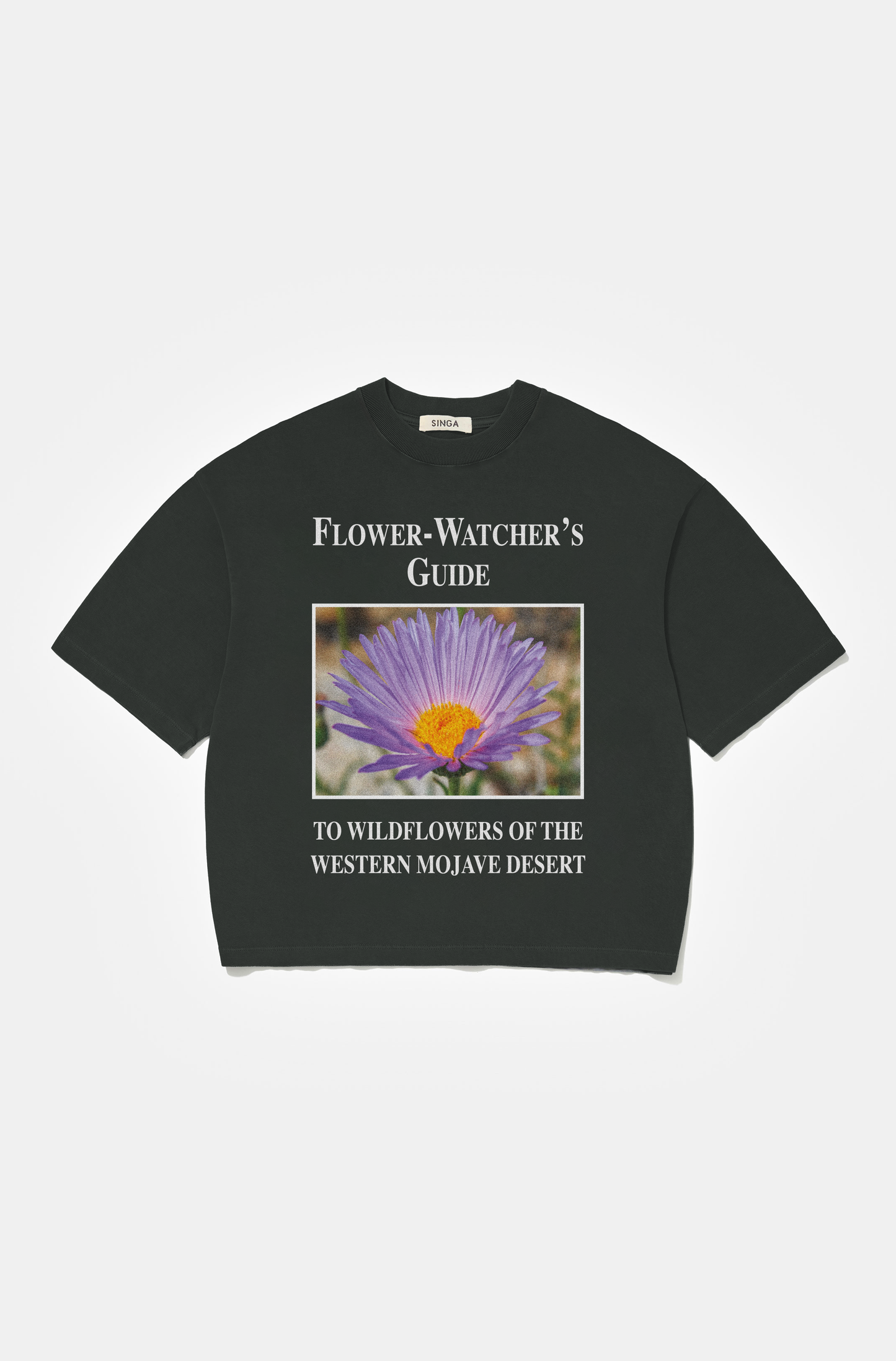 Camiseta Boxy Over Flowers whatcher's Guide