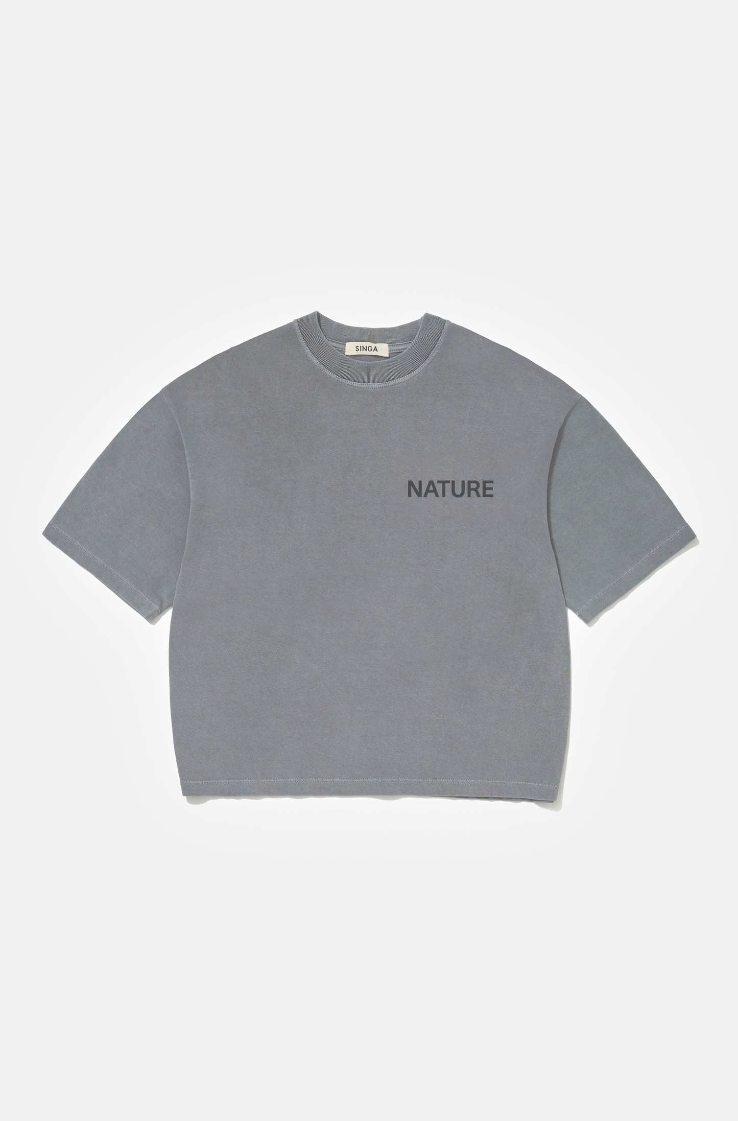 Camiseta Boxy Over Nature Calcário