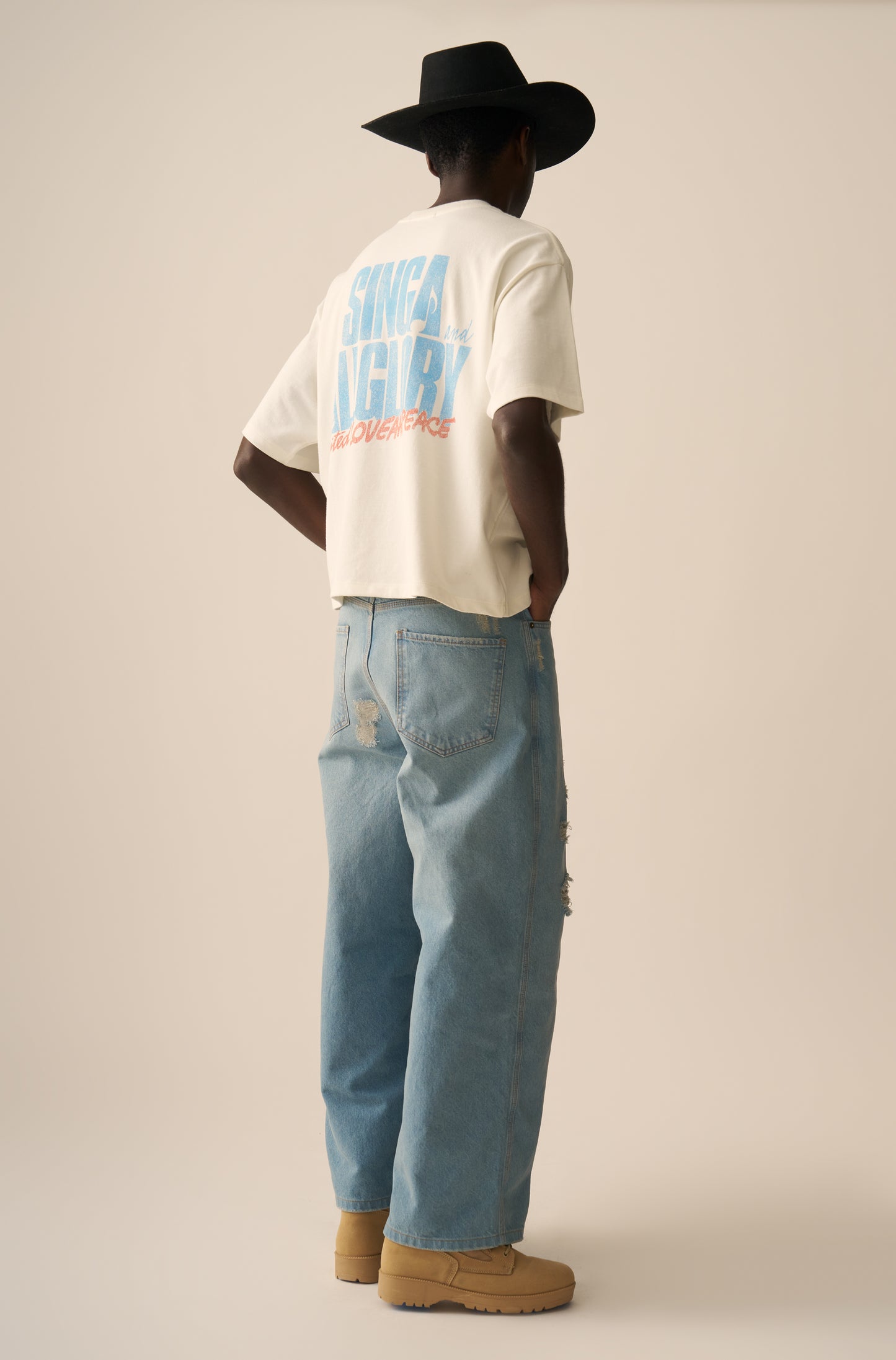 Boxy Over SINGA x ALLGLORY United For Love And Peace Off-White