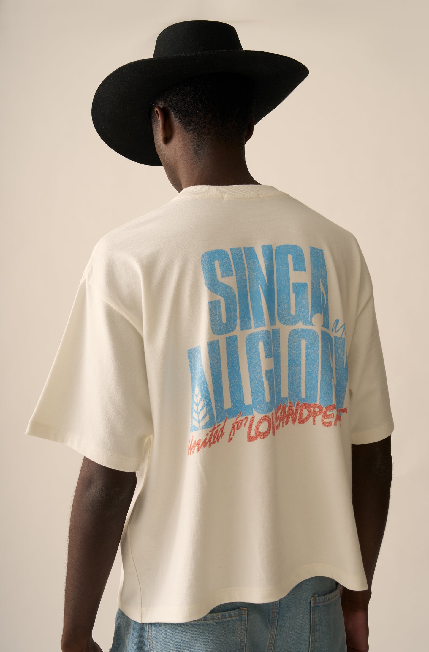 Boxy Over SINGA x ALLGLORY United For Love And Peace Off-White