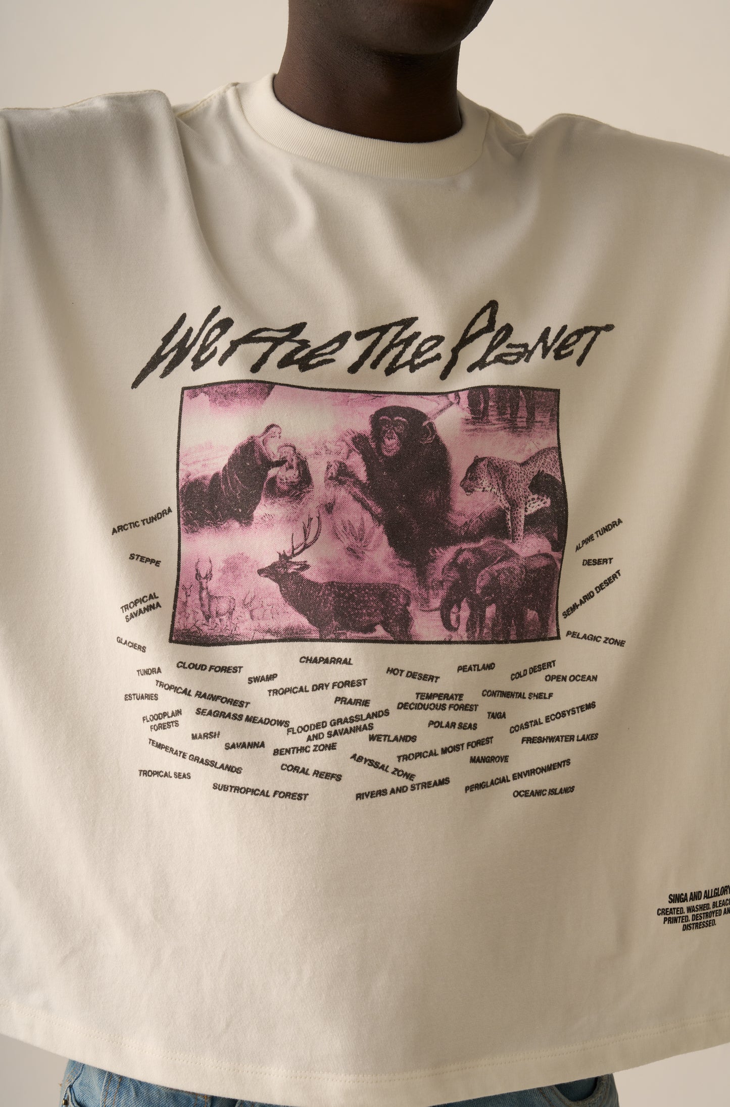 Boxy Over SINGA x ALLGLORY United For Love And Peace Off-White