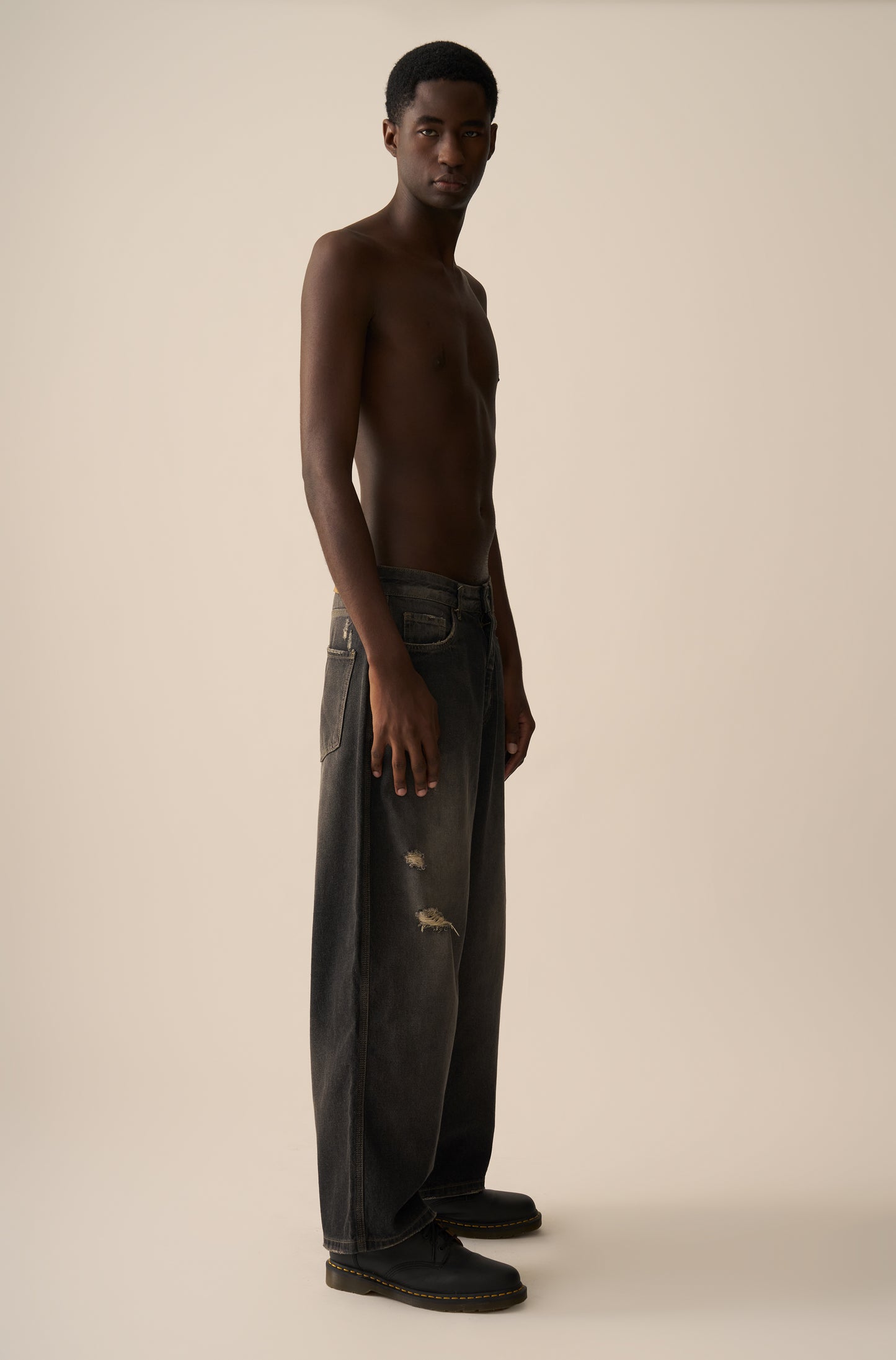 Calça Baggy SINGA x ALLGLORY Preta