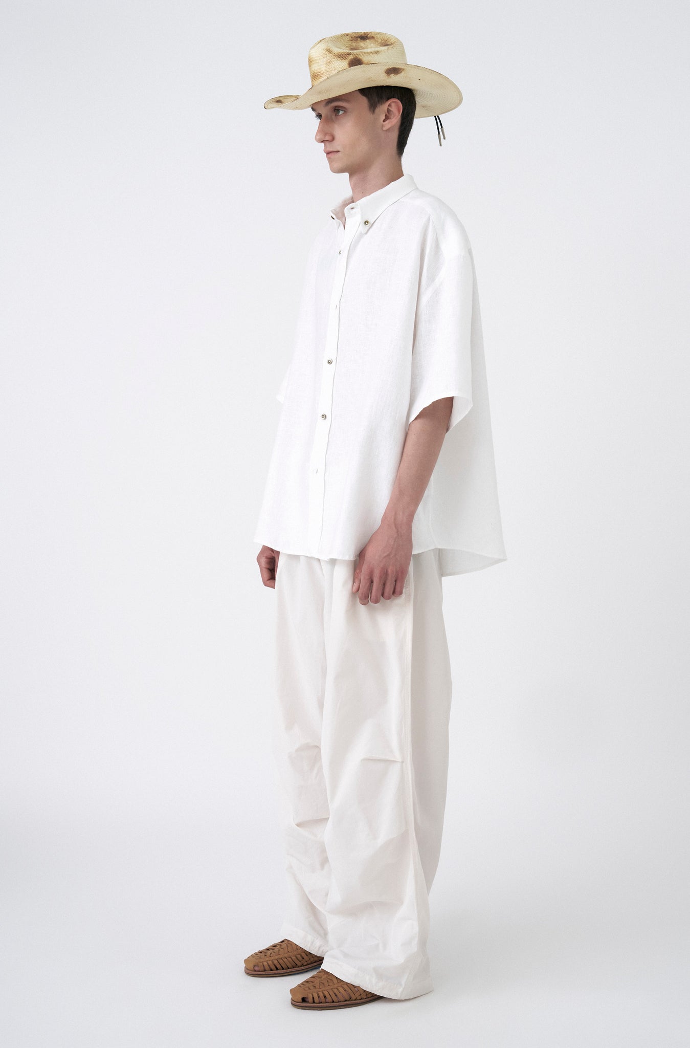 Camisa Teresa Puro Linho Branca