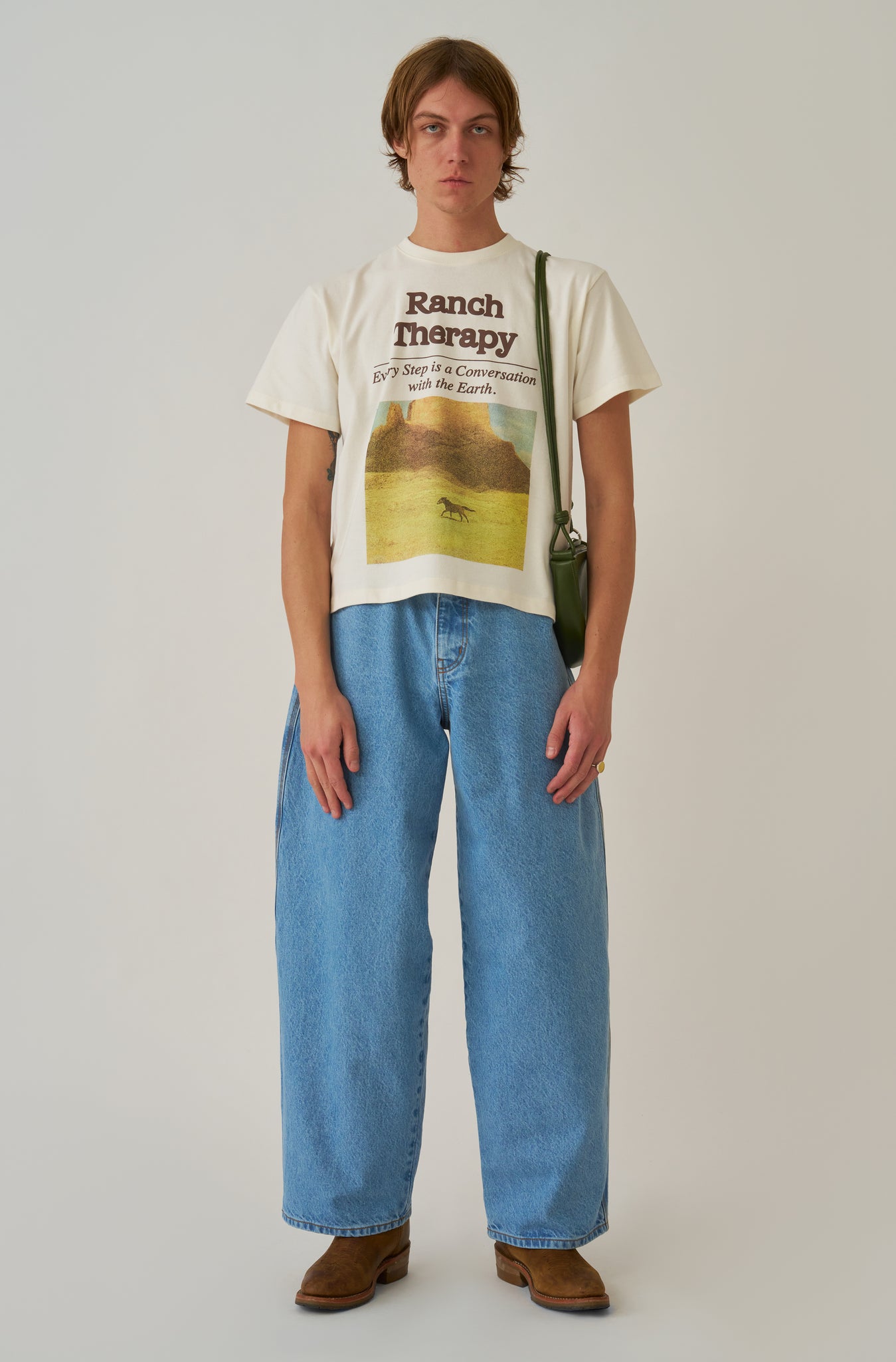 Camiseta Boxy Regular Ranch Therapy