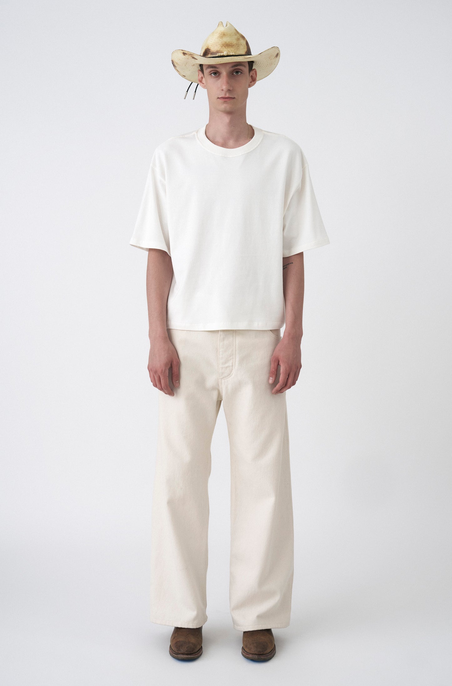 Camiseta Boxy Over Off-White