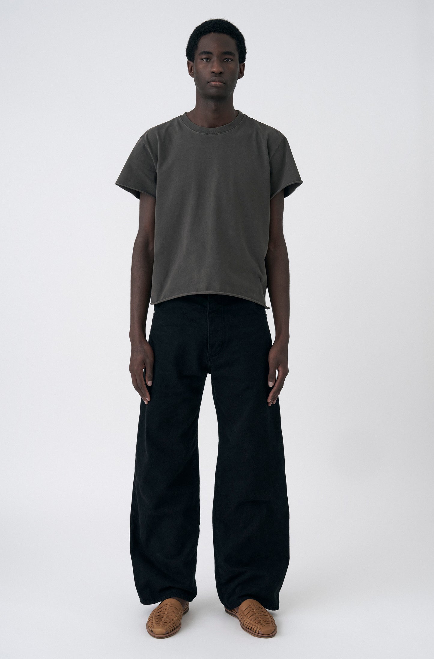 Camiseta Boxy Regular Chakra-Washed™ Beluga Corte a Fio