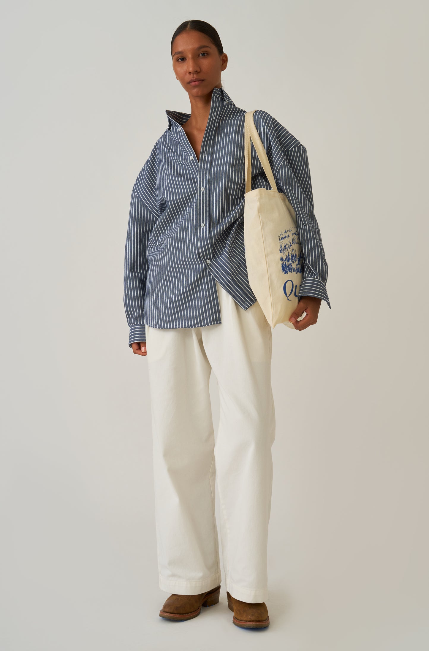 Camisa Oversized Tokyo - Indigo