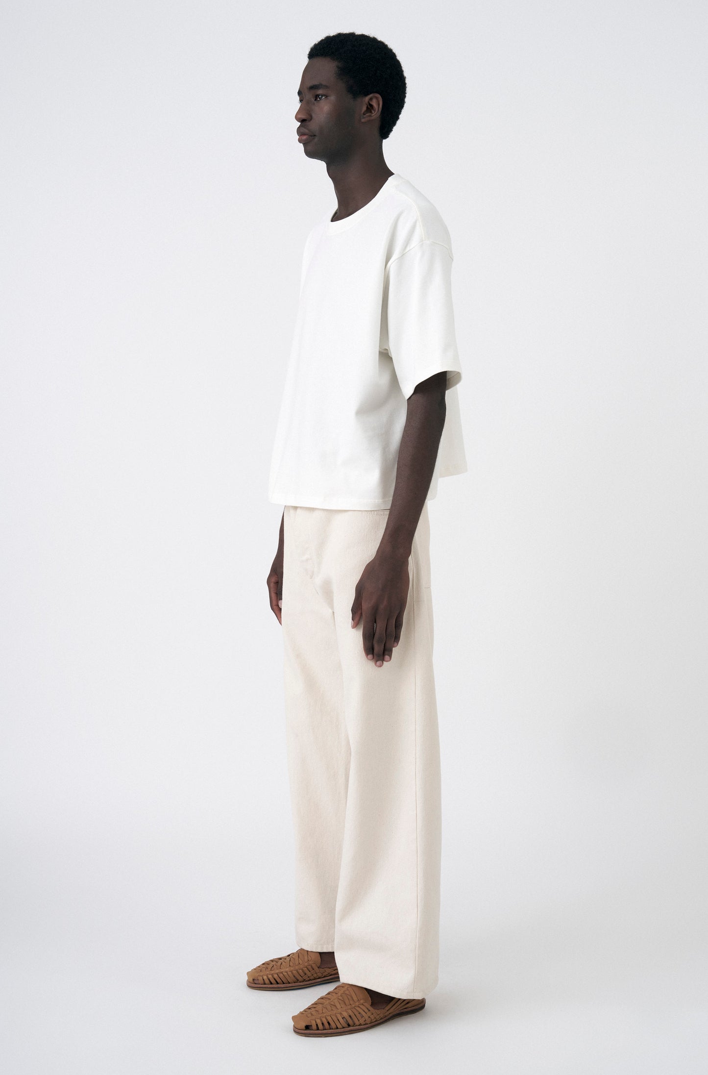 Camiseta Boxy Over Off-White