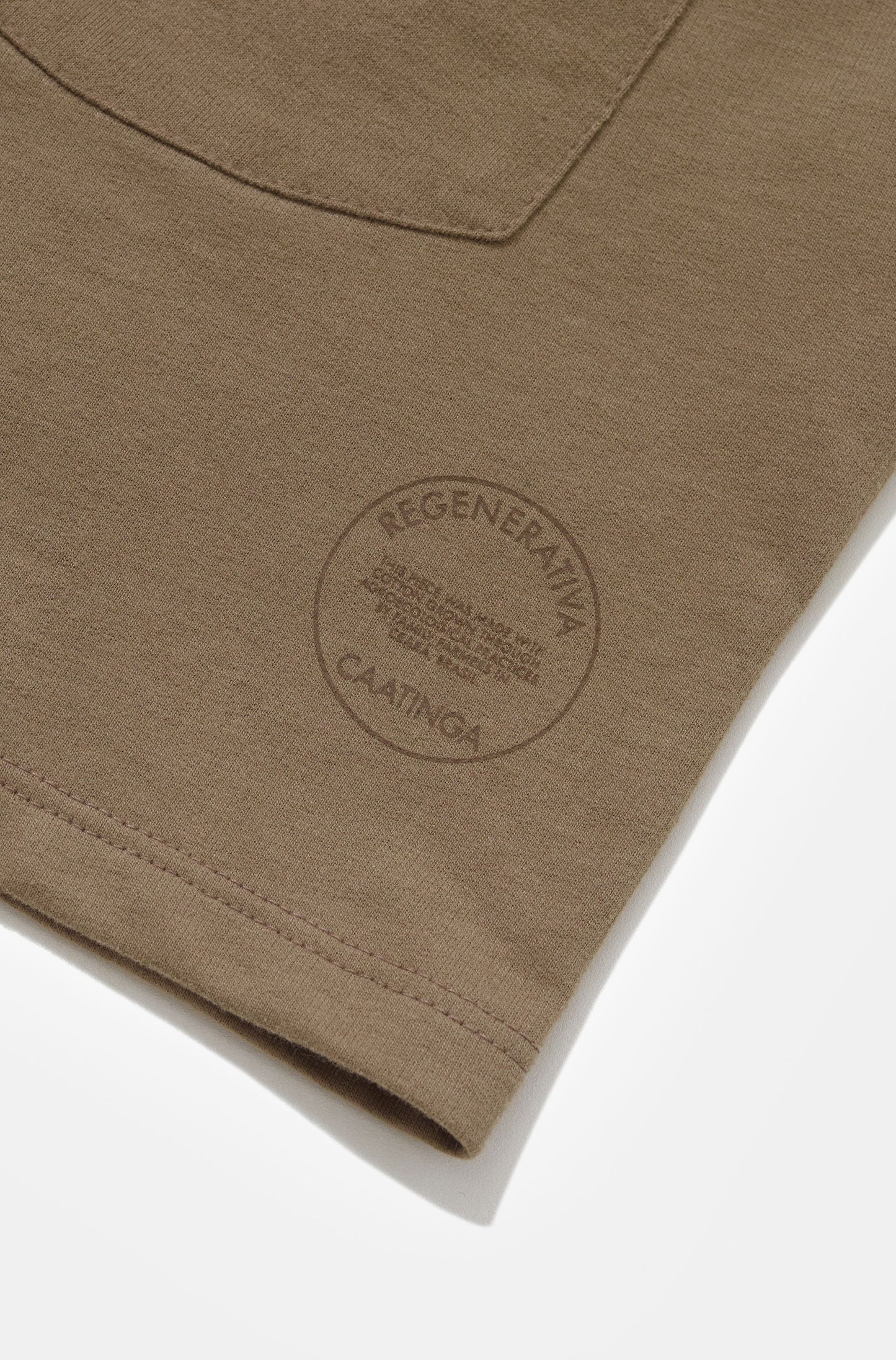 GYM SHORTS REGENERATIVA SINGA & FARFARM MARROM