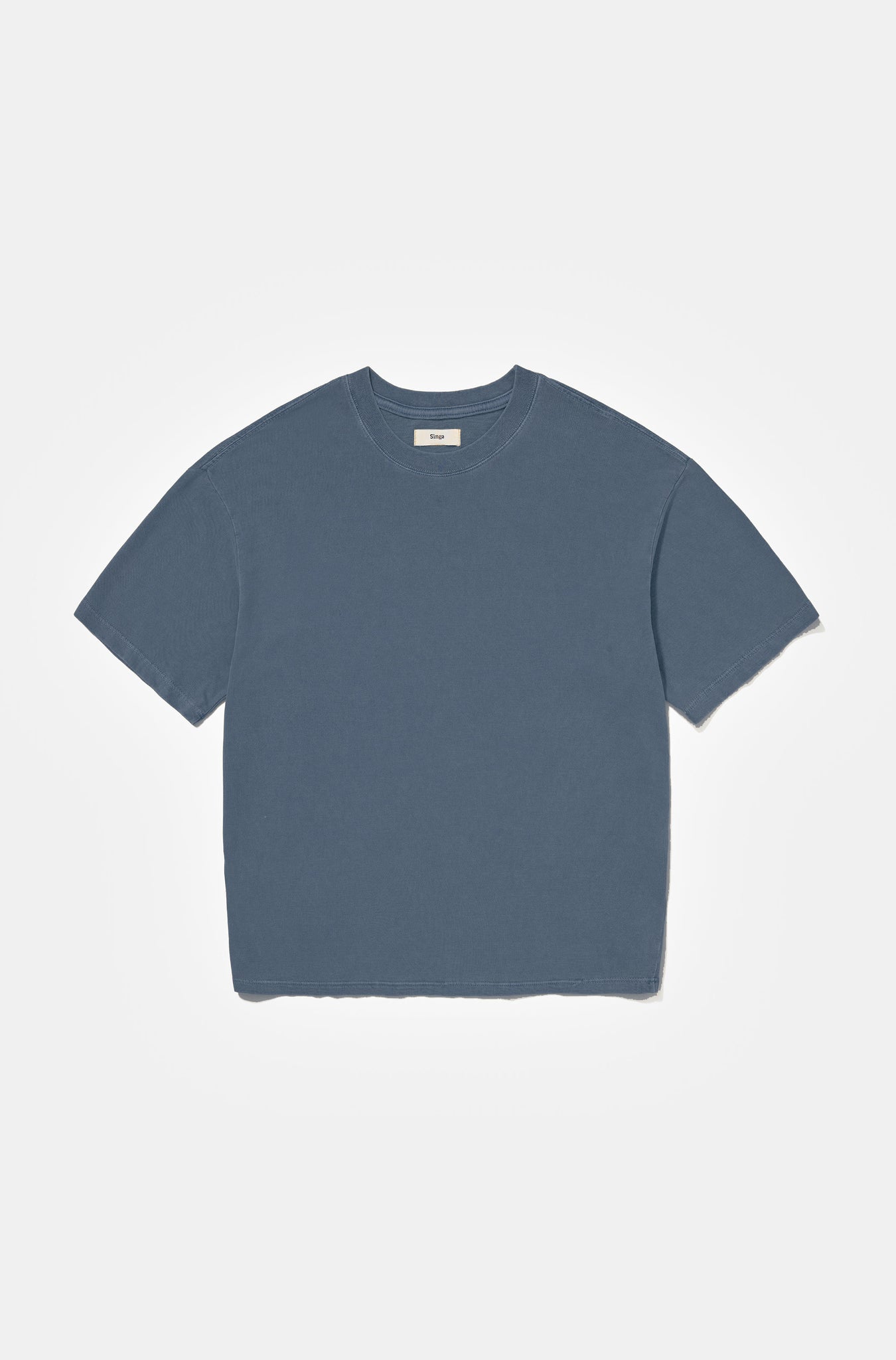 Camiseta Boxy Regular Indigo