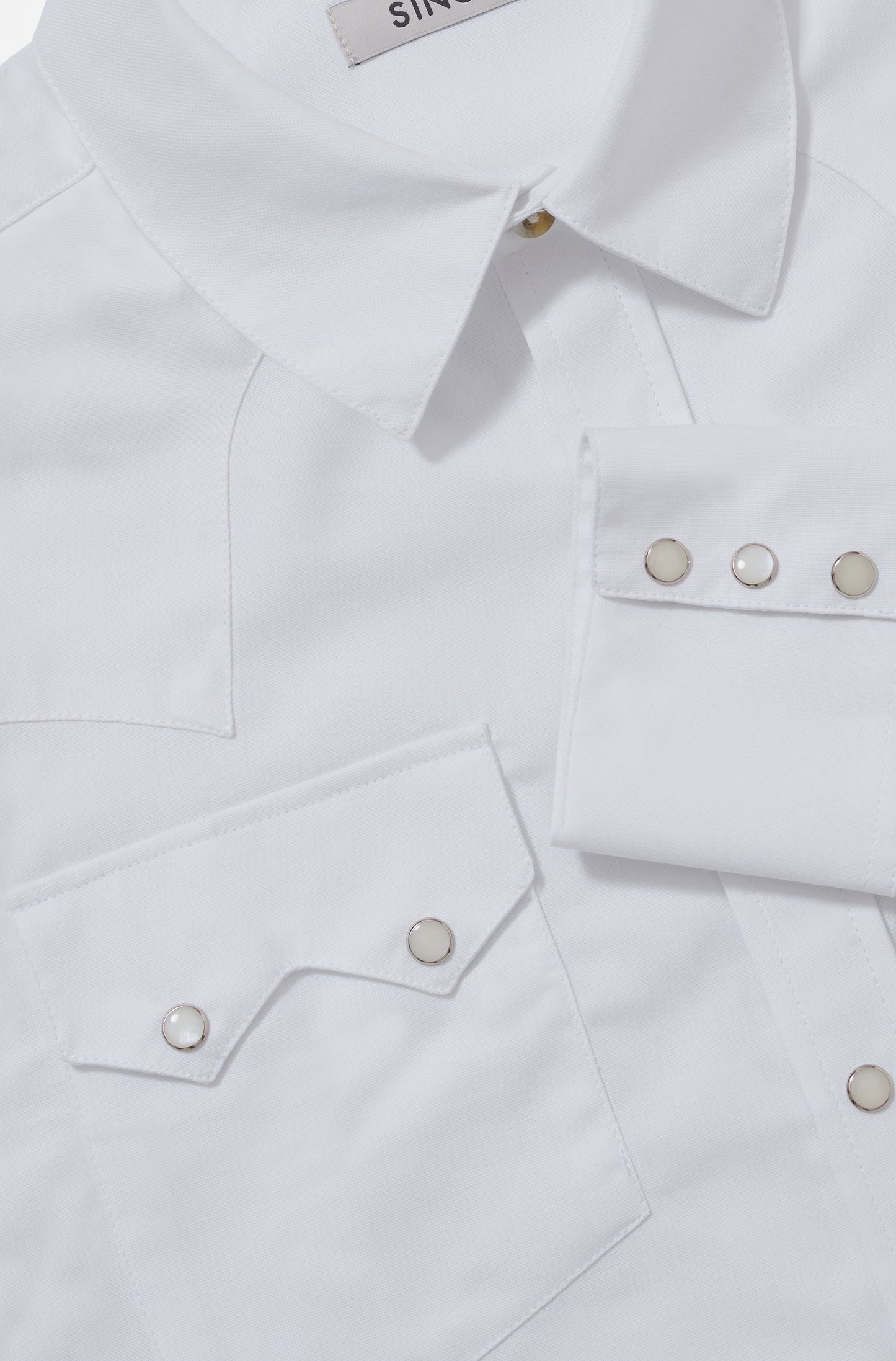 CAMISA WESTERN OXFORD - BRANCO