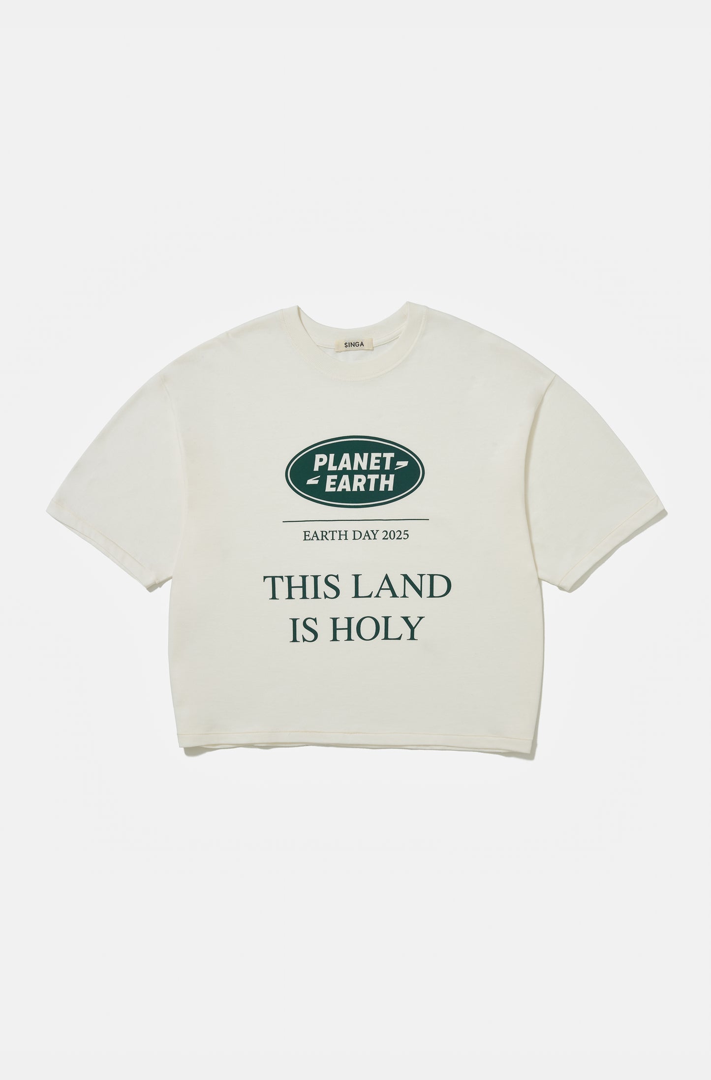 Camiseta Boxy Oversized Earth Day 2025
