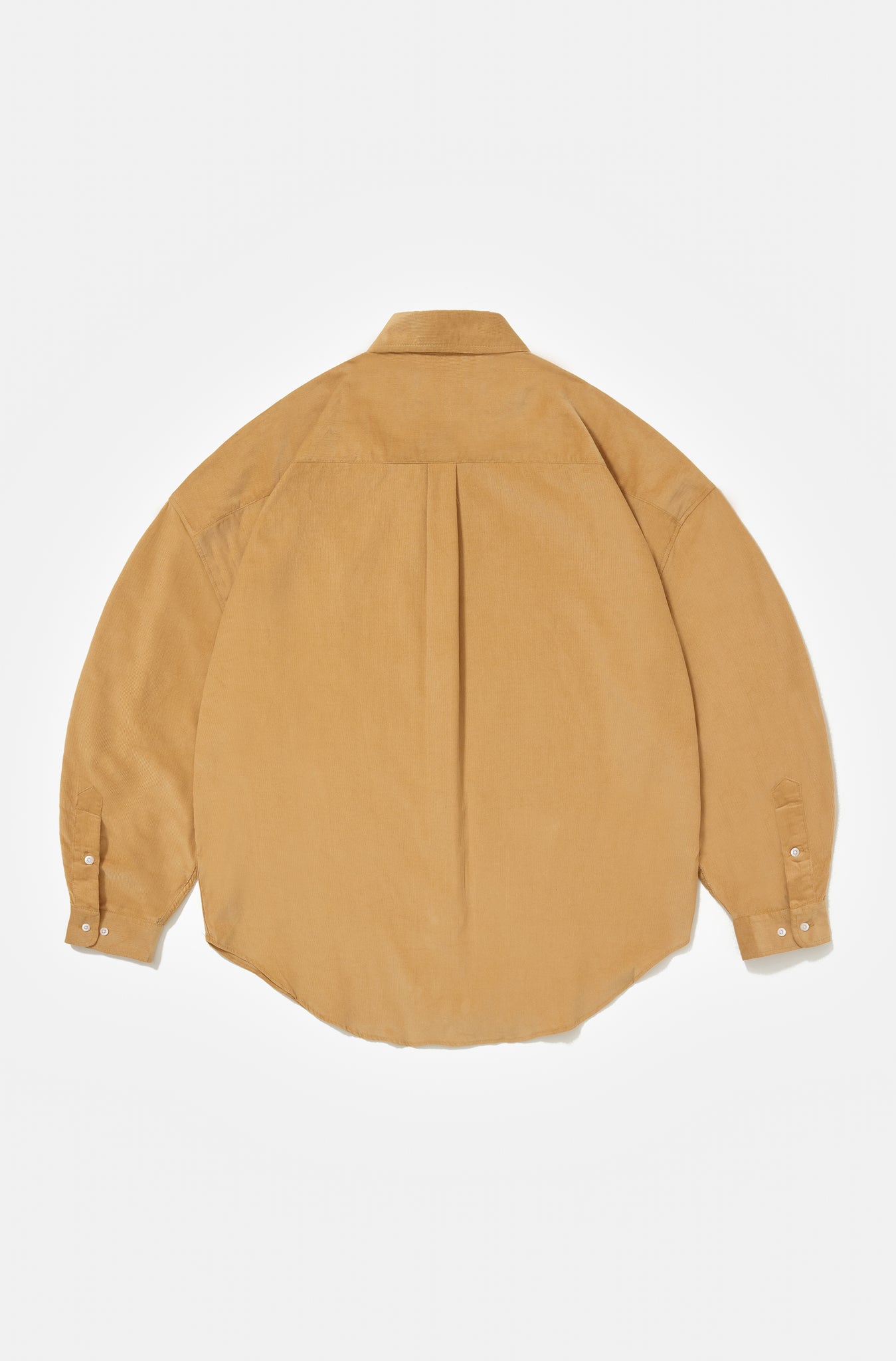 Camisa Oversized Veludo Bege