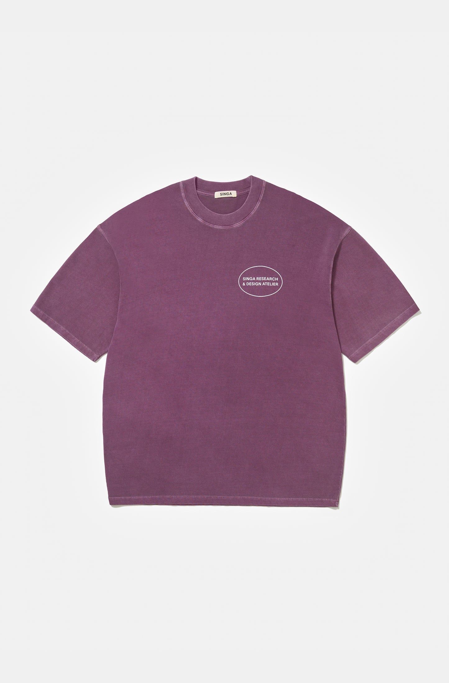 Camiseta Clássica Research and Design - Roxo Queimado