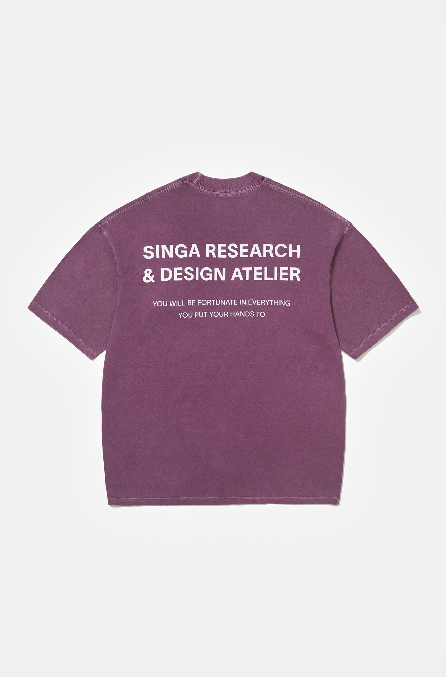 Camiseta Clássica Research and Design - Roxo Queimado