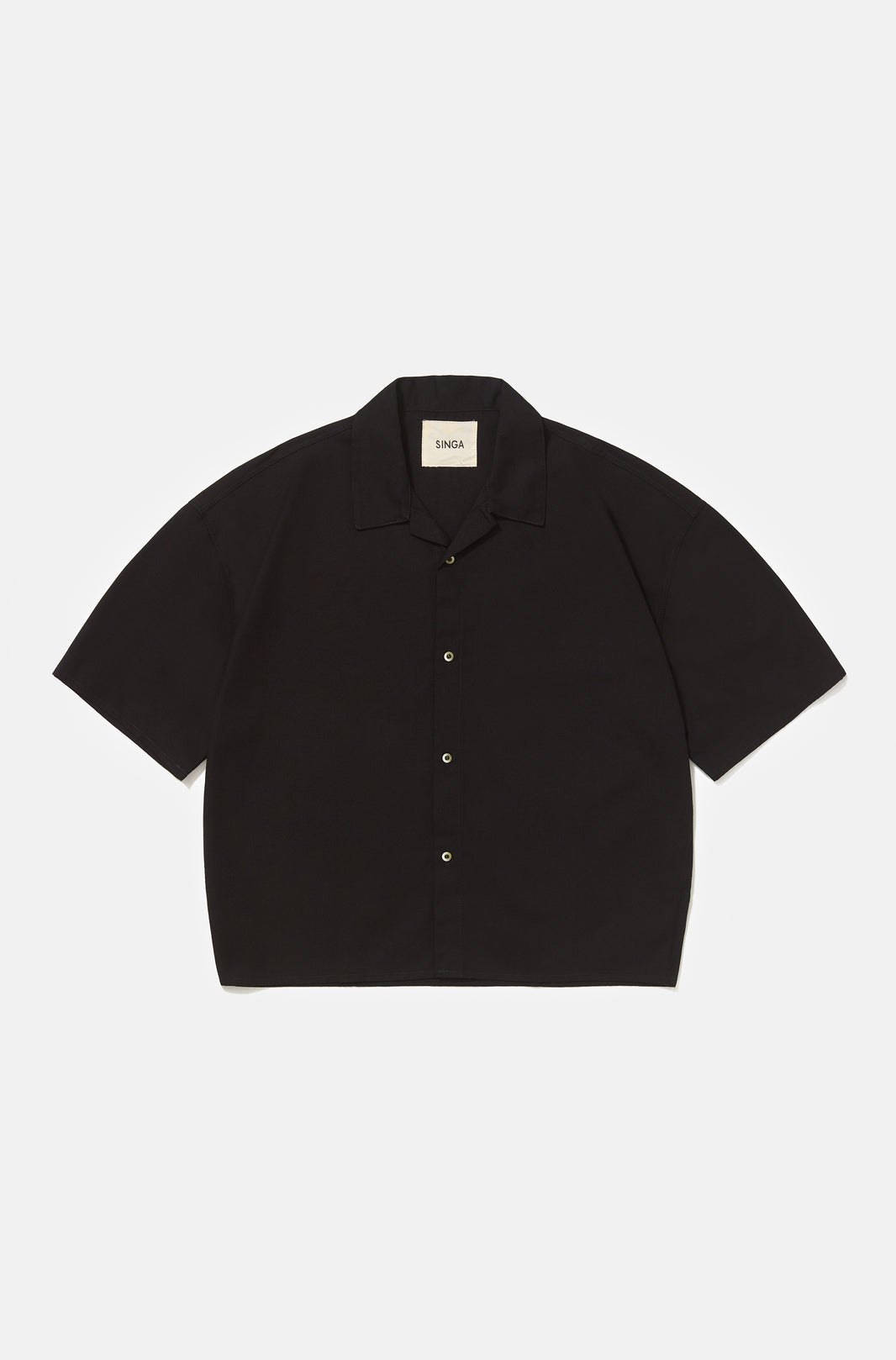 Camisa Worker Boxy Preta