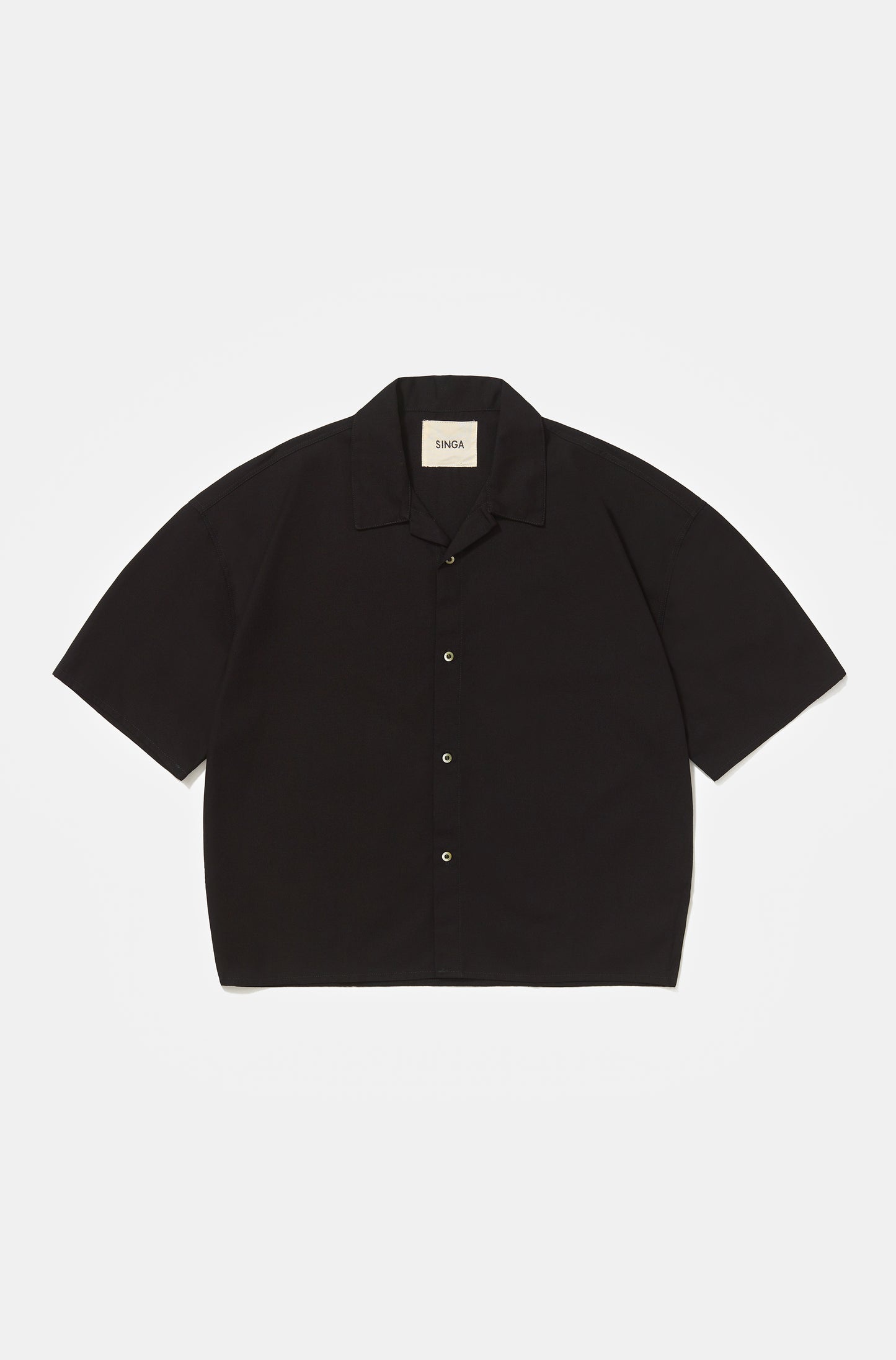 Camisa Worker Boxy Preta