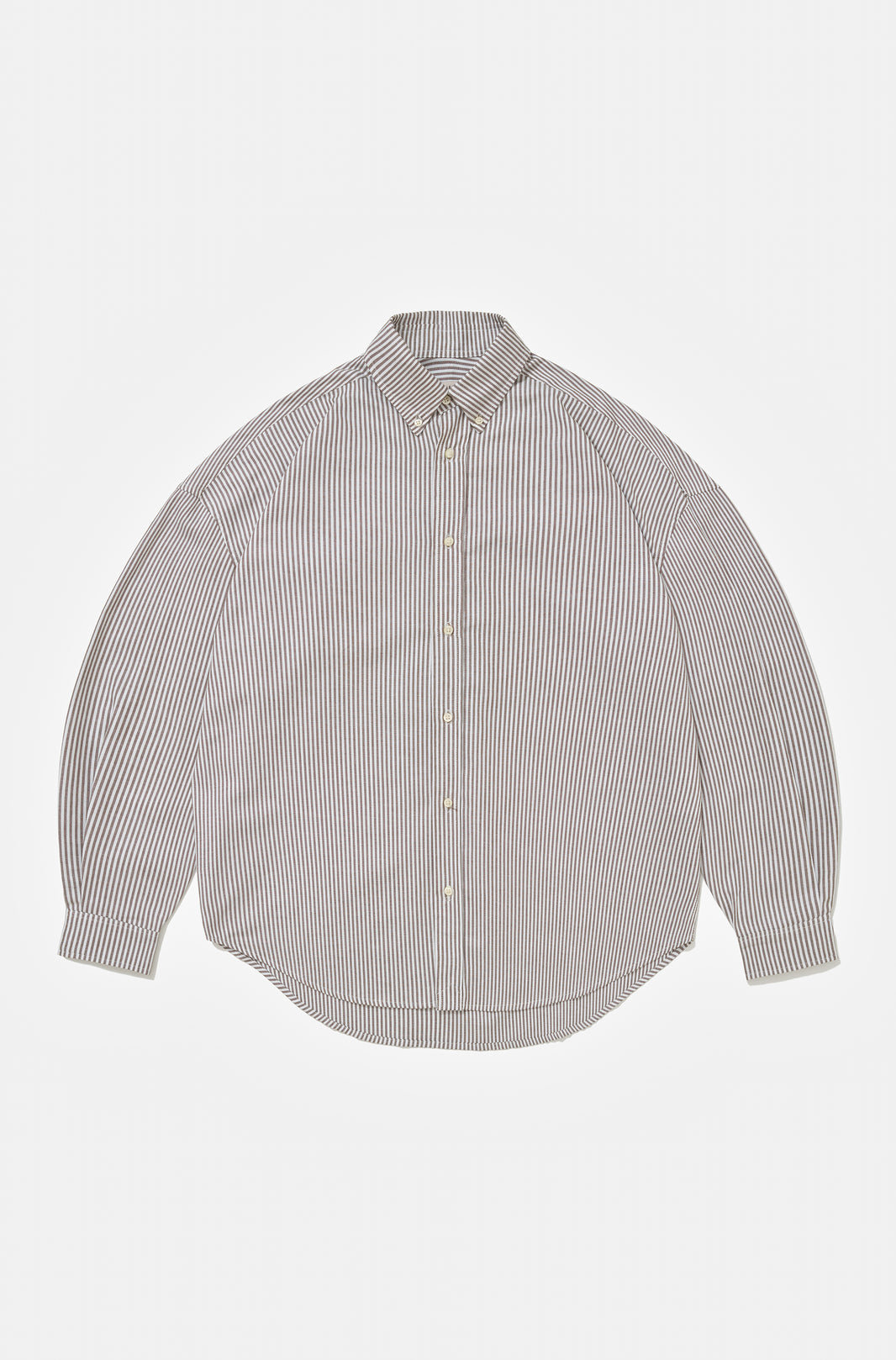 CAMISA DIANA LISTRAS MARROM