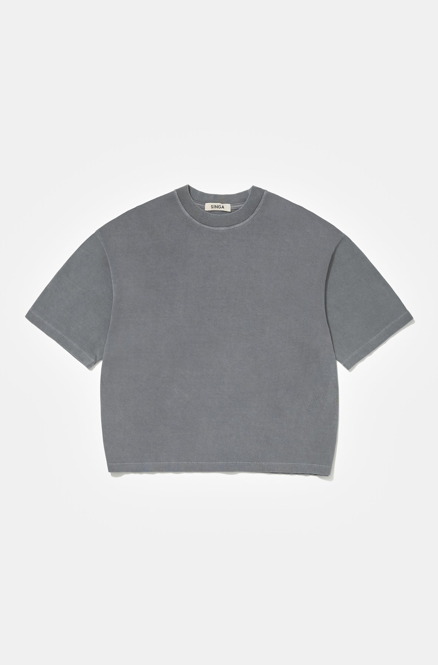 Camiseta Boxy Oversized Calcário