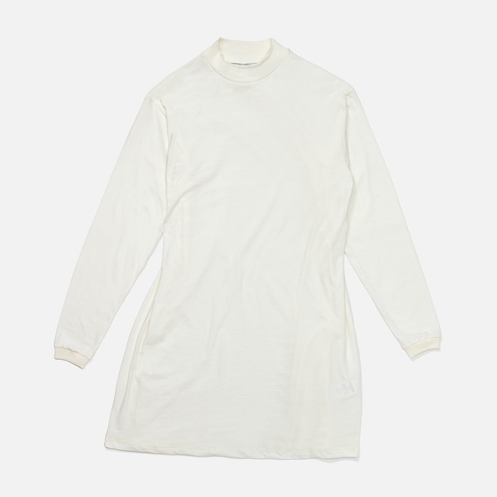 Vestido Gola Alta Cru